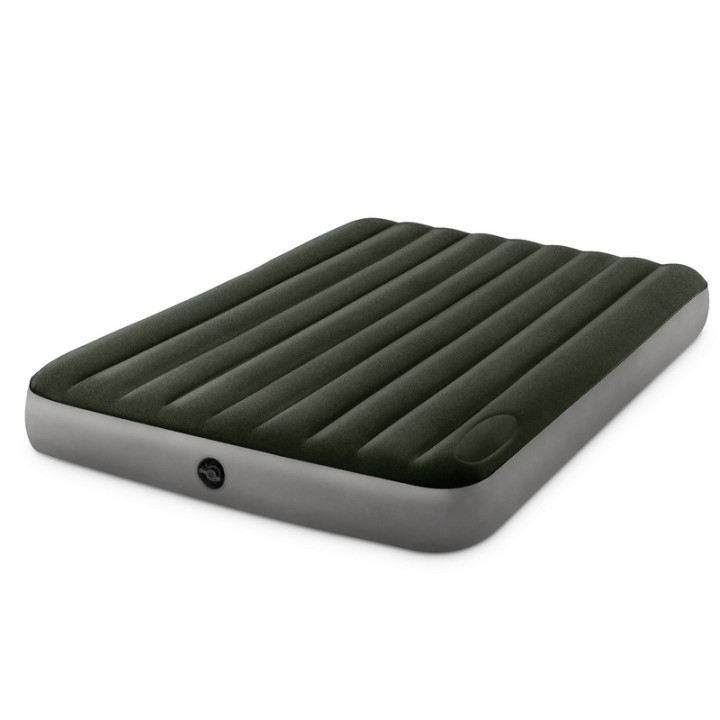 Intex 64763 Nafukovací postel Dura-Beam Queen Downy 152x203x25cm s nožní pumpou