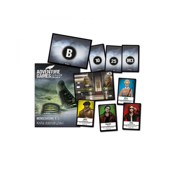 DINO ADVENTURE GAMES: MONOCHROME A.S. Párty hra