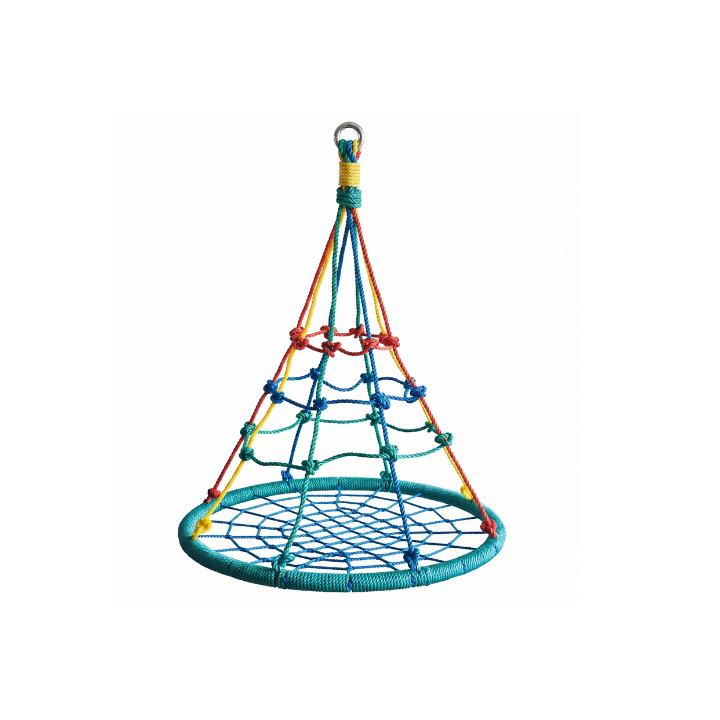 Houpací kruh teepee 100 cm barevný