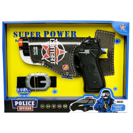 Policejní pistole s opaskem