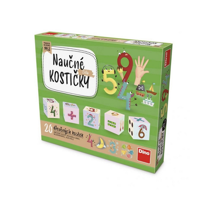 ČÍSLA 20 Dřevěné kostky