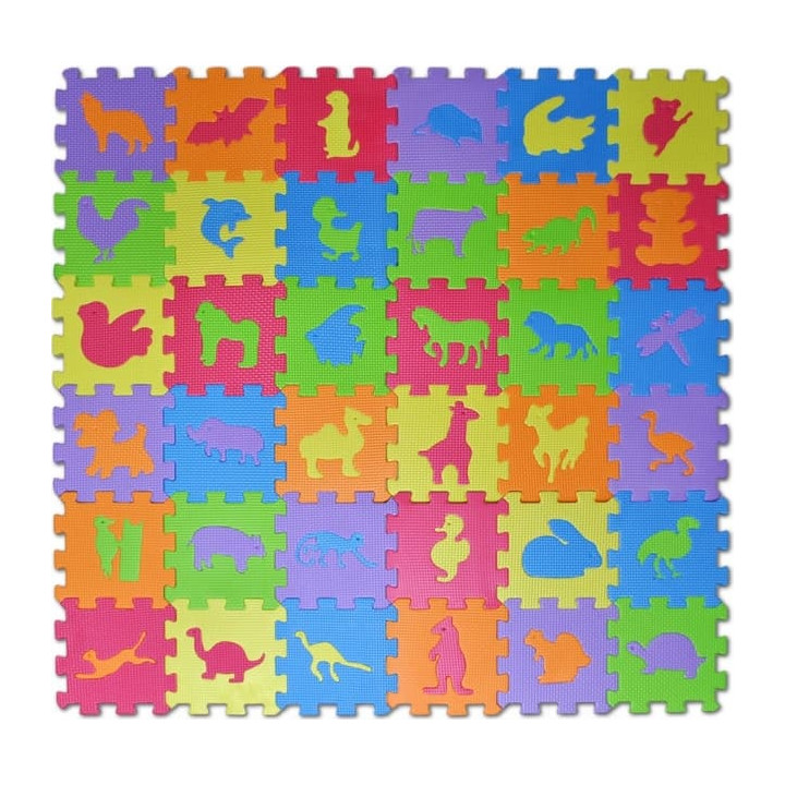 Pěnové puzzle 36 dílků - zvířátka