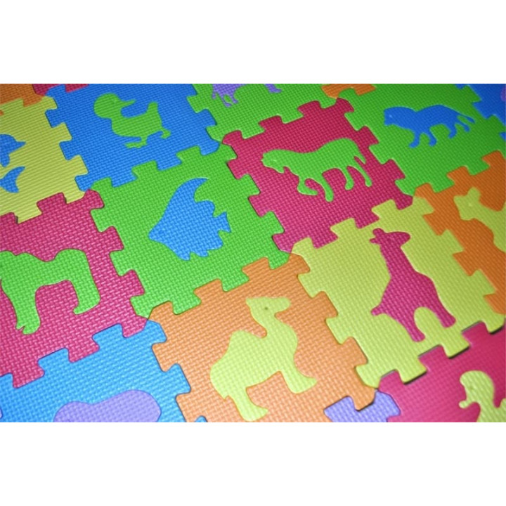 Pěnové puzzle 36 dílků - zvířátka