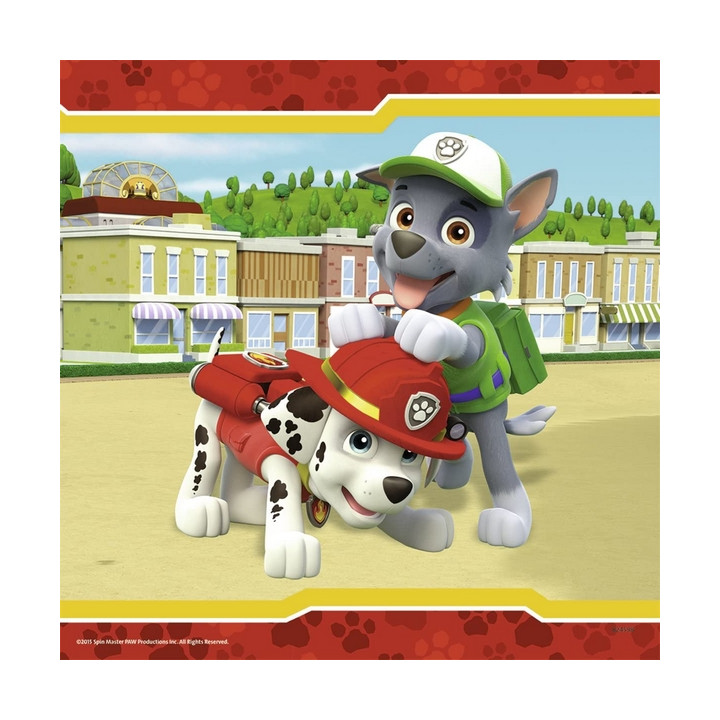 Ravensburger puzzle Tlapkova Patrola: Chlupatí hrdinové 3x49 dílků