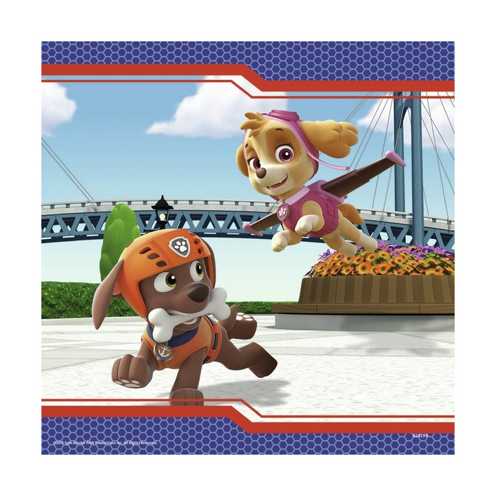 Ravensburger puzzle Tlapkova Patrola: Chlupatí hrdinové 3x49 dílků