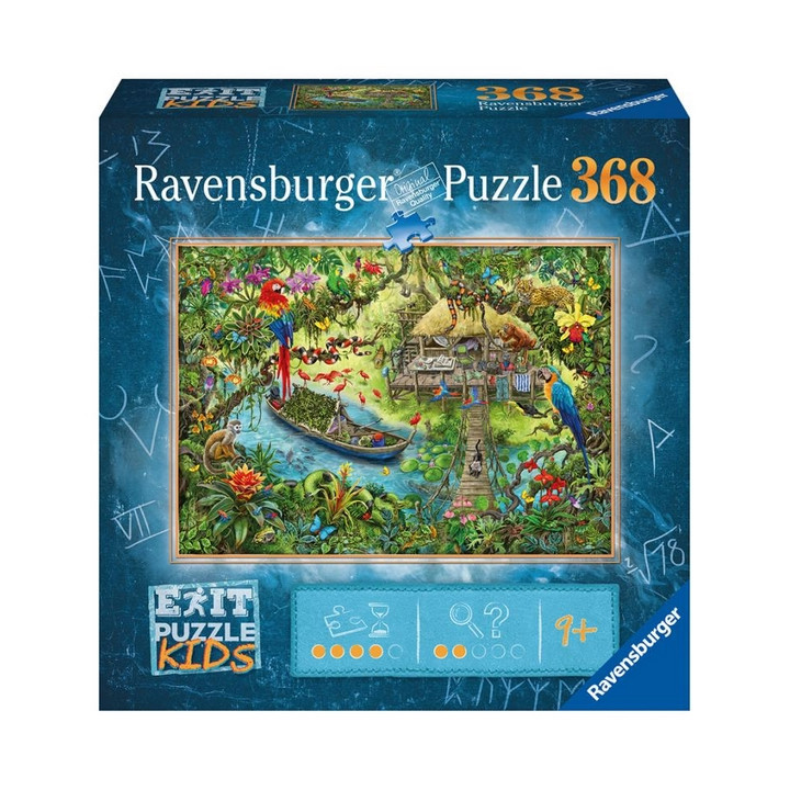 Ravensburger Exit KIDS Puzzle: Džungle 368 dílků