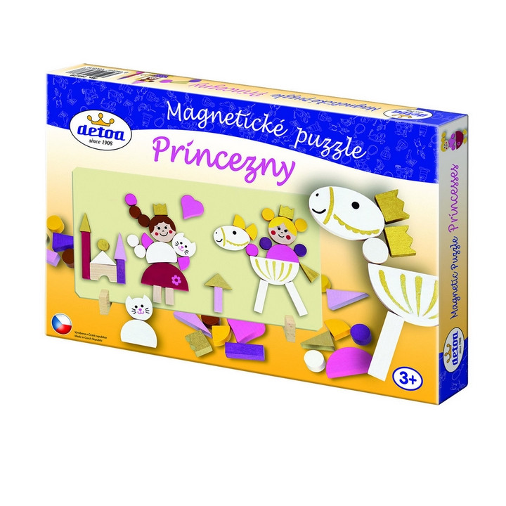 Detoa Magnetické puzzle Princezny