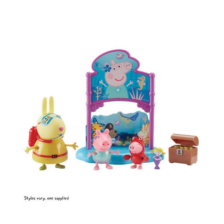 Prasátko Peppa sada Svět pod vodou - 3 figurky a doplňky