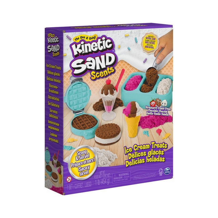 Kinetic sand Voňavé kopečkové zmrzliny