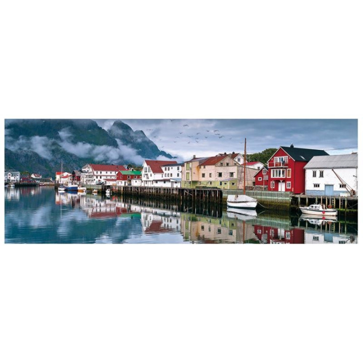DINO puzzle 2000 Rybářská vesnice panoramic