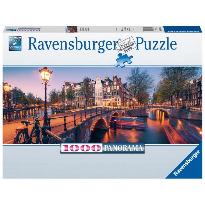 Ravensburger Puzzle 1000 dílků Amsterdam Panorama