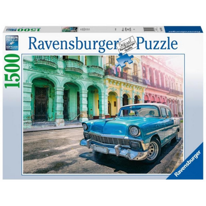 Ravensburger Auta na Kubě puzzle 1500 dílků