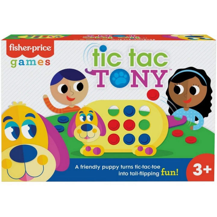Fisher Price Hra pro předškoláky piškvorky s pejskem Tonym GWN53