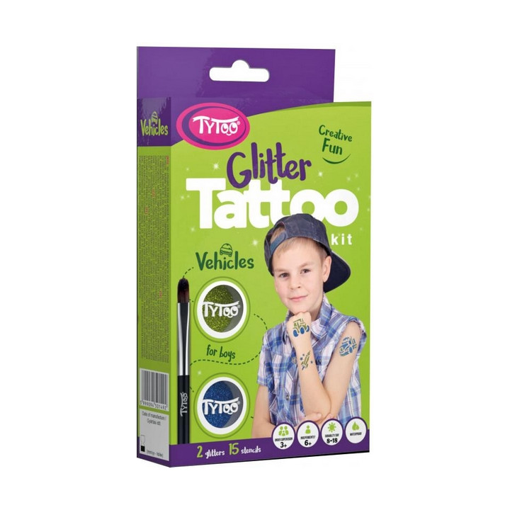 TyToo Vehicles - třpytivé tetování