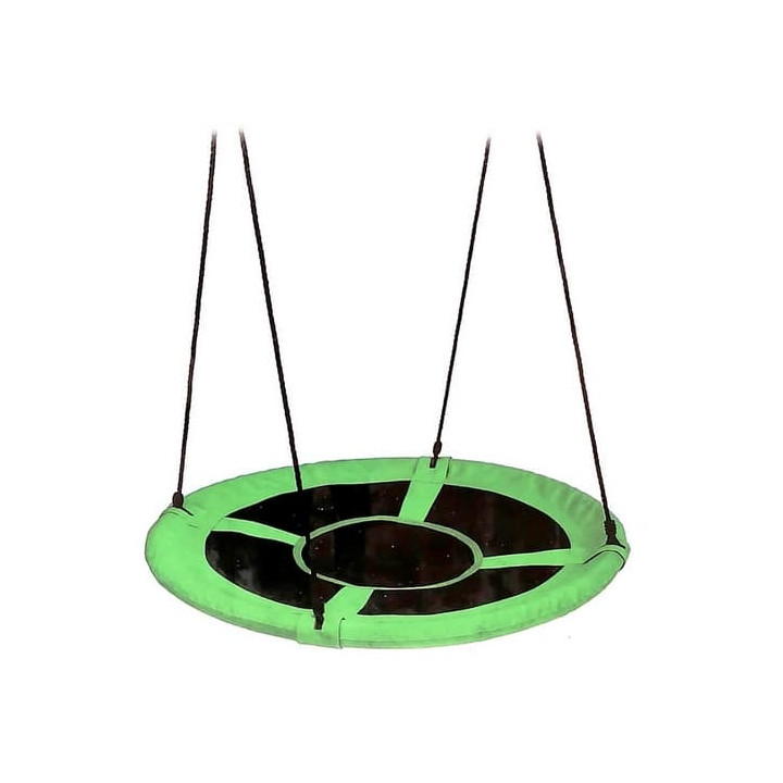 Houpací kruh 100 cm zeleno-černý