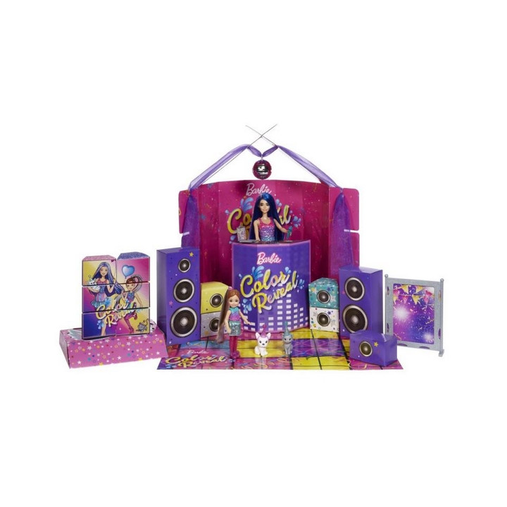 Barbie COLOR REVEAL VÁNOČNÍ HERNÍ SET