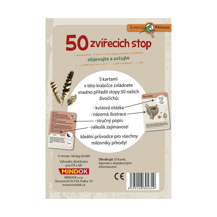 Mindok Expedice příroda: 50 zvířecích stop