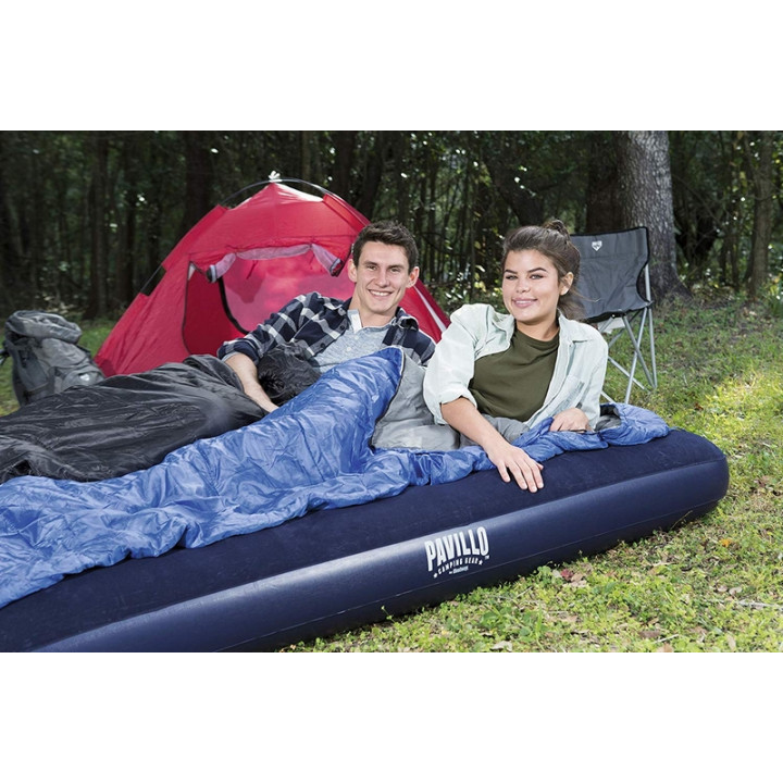 Semišová nafukovací matrace Bestway 203x152x22cm