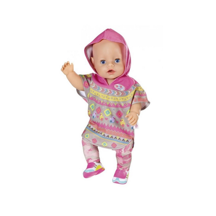 BABY born Souprava s pončem Deluxe, 43 cm