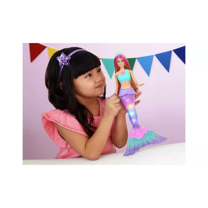 Barbie Dreamtopia blikající mořská panna blondýnka