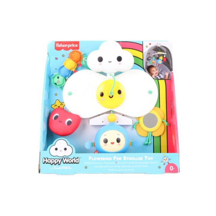 Fisher Price Happy world závěsná kytička s mráčkem