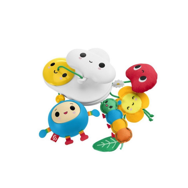 Fisher Price Happy world závěsná kytička s mráčkem