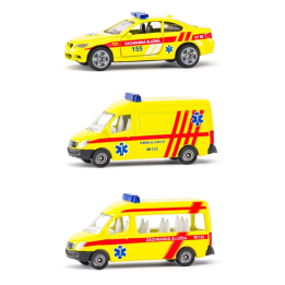 SIKU česká verze - 1825 - set ambulance sada 3 aut