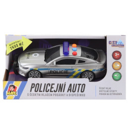 Policejní auto na setrvačník s českým zvukem