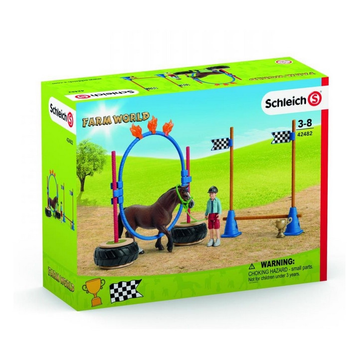 Schleich 42482 Závod v agility pro poníky
