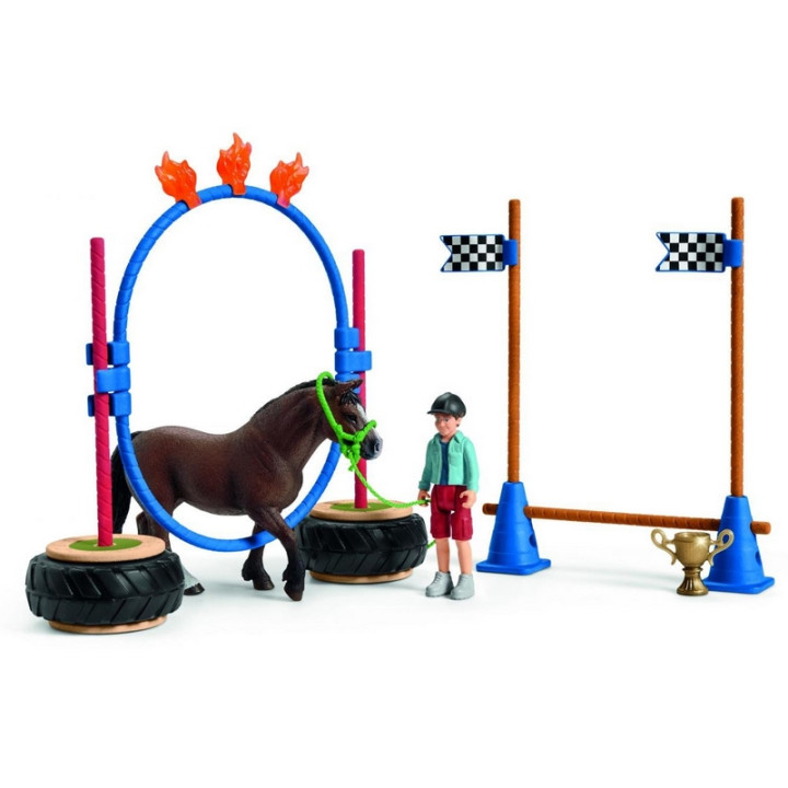 Schleich 42482 Závod v agility pro poníky