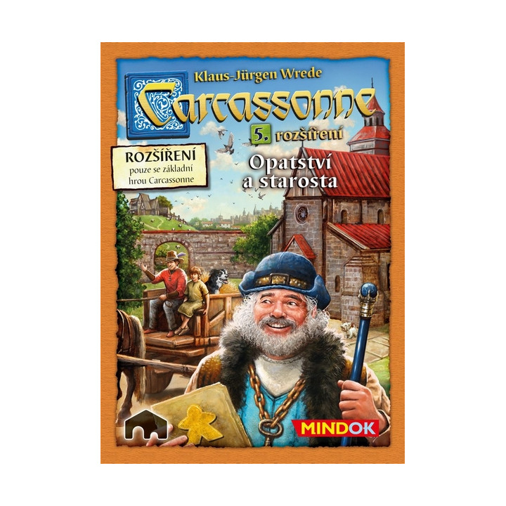 Mindok Carcassonne - rozšíření 5 (Opatství a starosta)