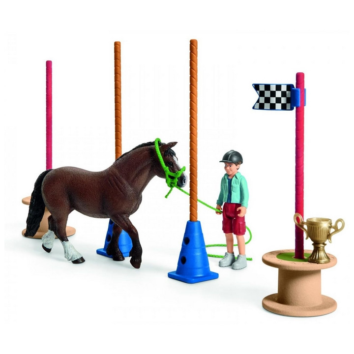 Schleich 42482 Závod v agility pro poníky