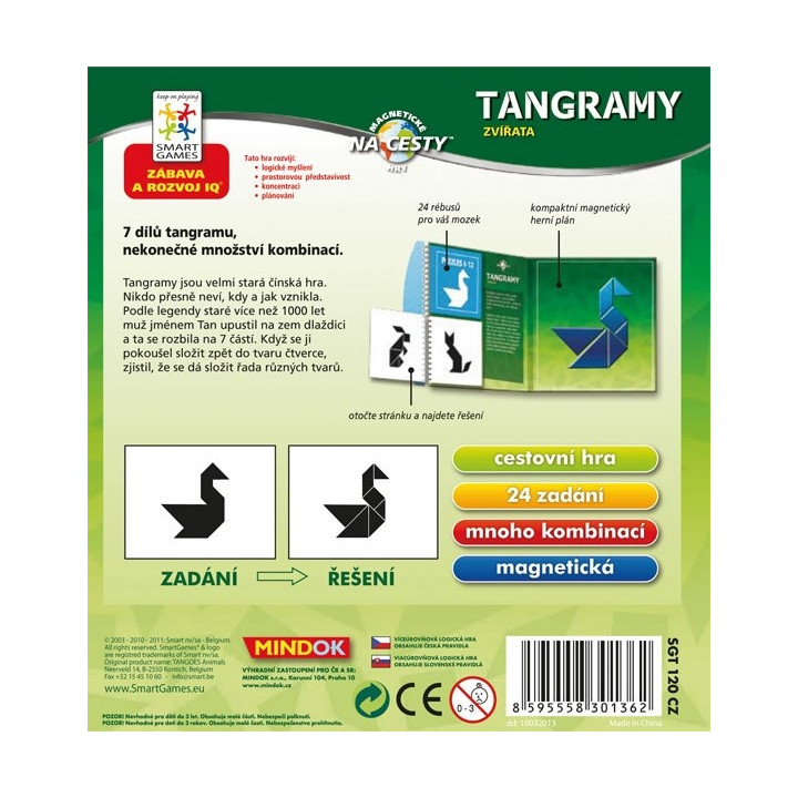 Mindok SMART - Tangramy: Zvířata