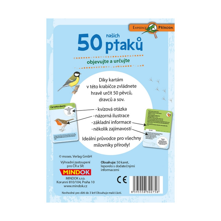 Mindok Expedice příroda: 50 ptáků