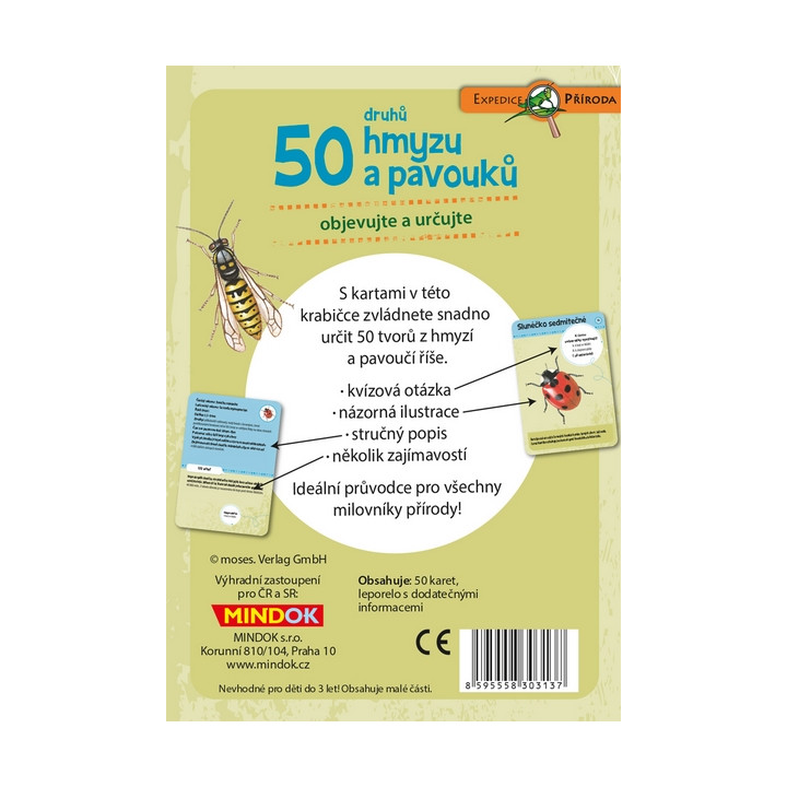 Mindok Expedice příroda: 50 druhů hmyzu a pavouků