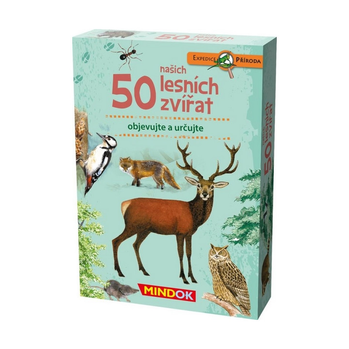 Mindok Expedice příroda: 50 našich lesních zvířat