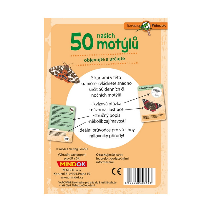 Mindok Expedice příroda: 50 našich motýlů