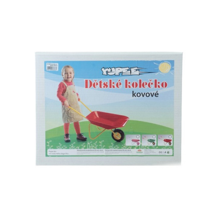 Plechové kolečko Yupee velké červené
