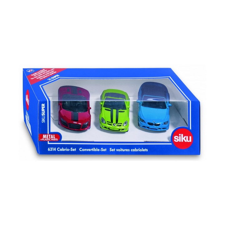 SIKU Super 6314 - Set kabrioletů 3ks