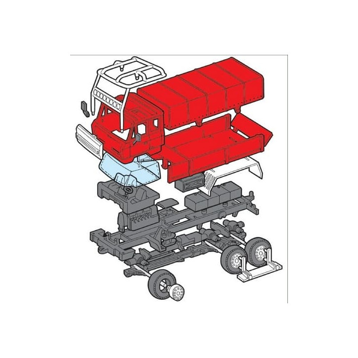 Monti System 10 Rallye Dakar Tatra 815 1:48