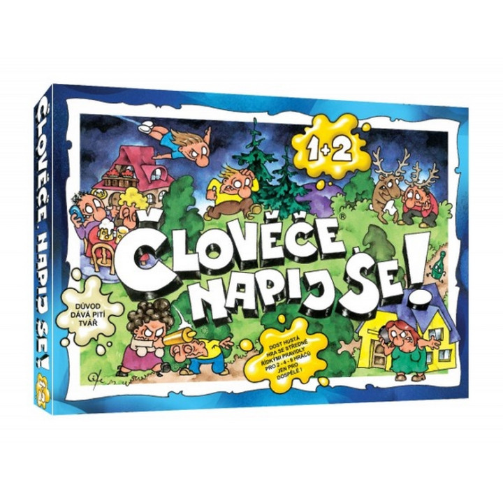 Pilgr Richard Člověče, napij se! 1+2 - společenská hra pro dospělé