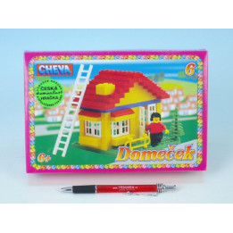 Stavebnice Cheva 6 Domeček 86 dílků